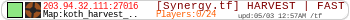 [Synergy.tf] HARVEST | FAST RESPAWN | ALL TALK |