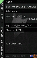 [Synergy.tf] HARVEST | FAST RESPAWN | ALL TALK |