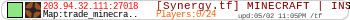 [Synergy.tf] MINECRAFT | INSTANT RESPAWN | !RTD | ALL TALK |