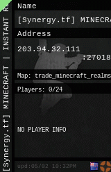 [Synergy.tf] MINECRAFT | INSTANT RESPAWN | !RTD | ALL TALK |