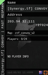 [Synergy.tf] CONVOY | FAST RESPAWN | !RTD | ALL TALK |