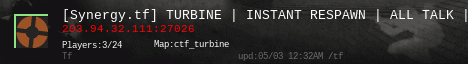 [Synergy.tf] TURBINE | INSTANT RESPAWN | ALL TALK |