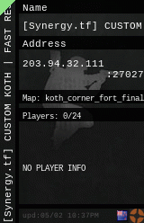 [Synergy.tf] CUSTOM KOTH | FAST RESPAWN | ALL TALK |