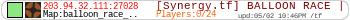 [Synergy.tf] BALLOON RACE | FAST RESPAWN | !RTD | ALL TALK |