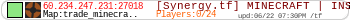 [Synergy.tf] MINECRAFT | INSTANT RESPAWN | !RTD | ALL TALK |