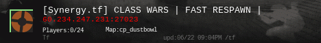 [Synergy.tf] CLASS WARS | FAST RESPAWN |