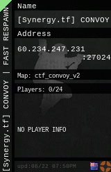 [Synergy.tf] CONVOY | FAST RESPAWN | !RTD | ALL TALK |
