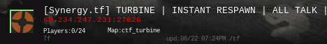 [Synergy.tf] TURBINE | INSTANT RESPAWN | ALL TALK |